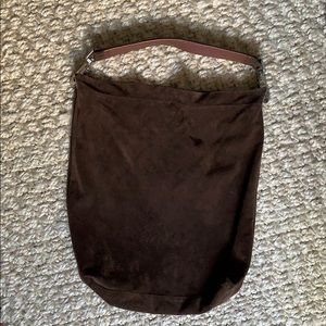 Buji Baja Suede Hobo Satchel with Lining